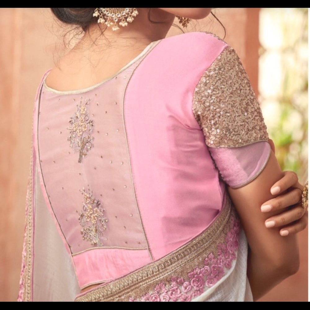 Brand New Chiffon Sari